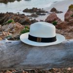 chapeau borsalino blanc