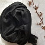 écharpe noire alpaga Cotton