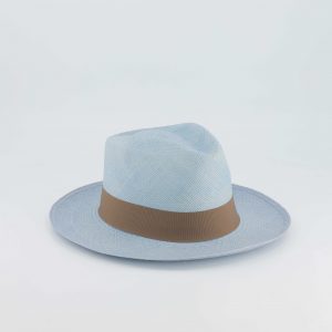 chapeau panama bleu ciel