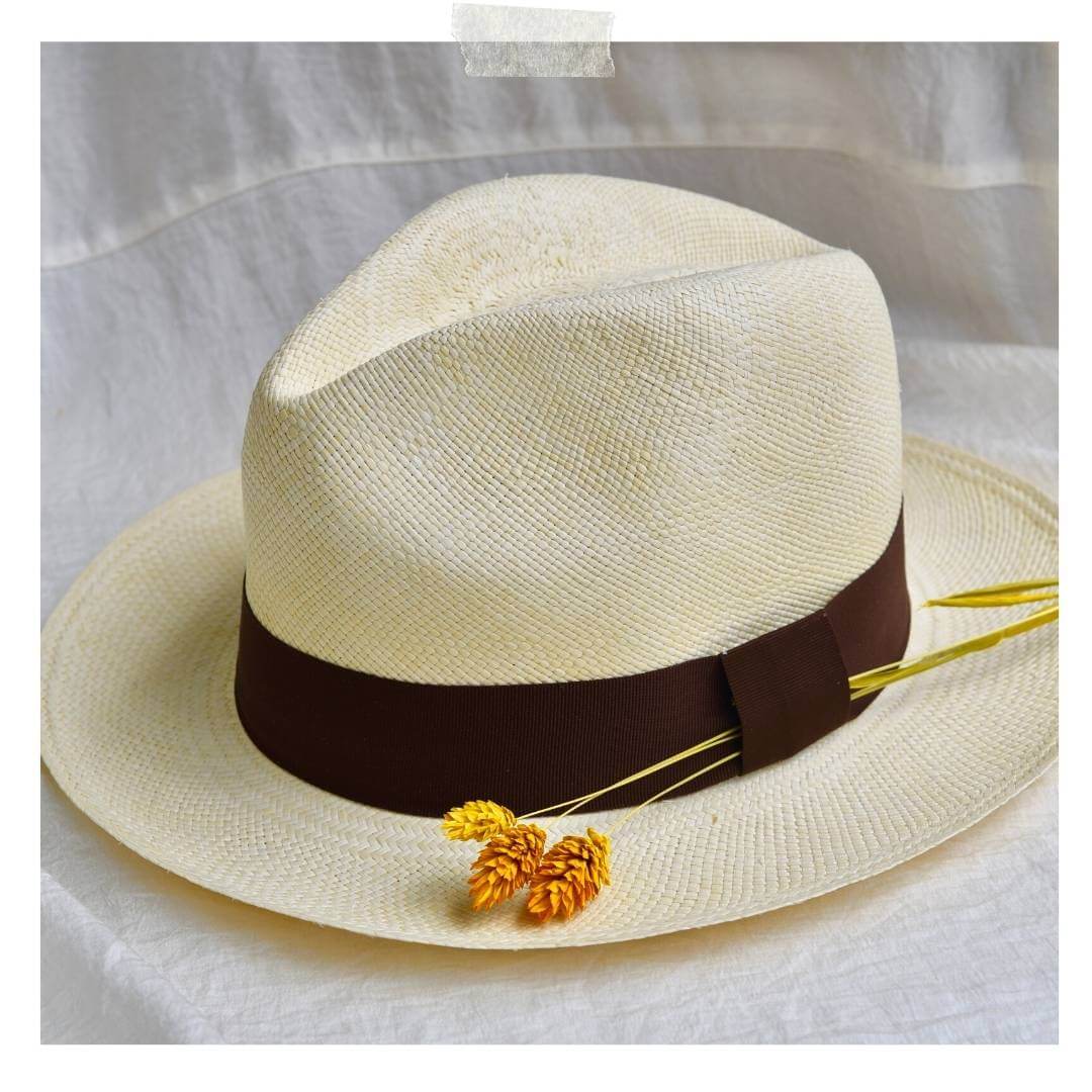 Mesdames Sun Chapeau Panama-Véritable chapeau panama éthiquement échangés de l'équateur 
