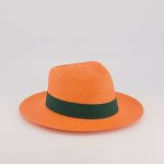chapeau panama orange