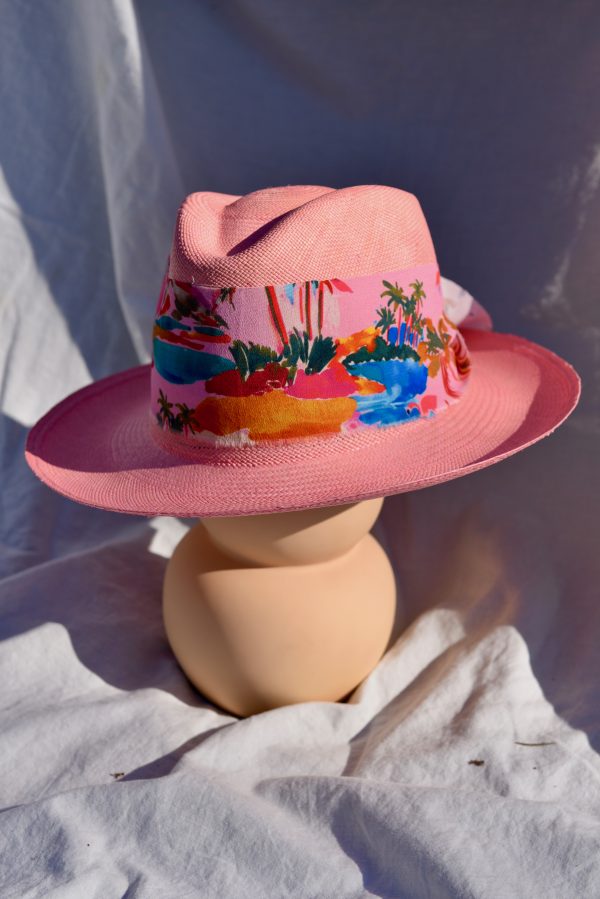 Chapeau Plage rose