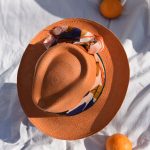 chapeau panama orange
