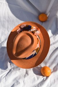 chapeau panama orange