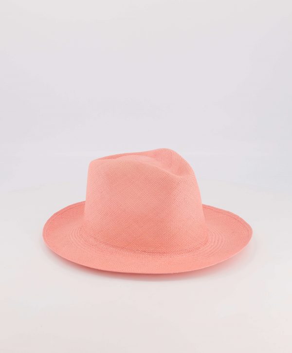 chapeau plage panama rose