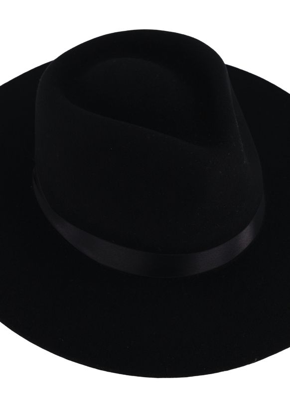 chapeau feutre noir Ulis Black